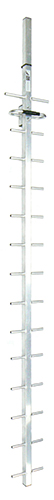 UHF/ISM 15 element square boom Yagi, aluminium, 852-930MHz, 50W, N-type female, 14dBd – 1.85m